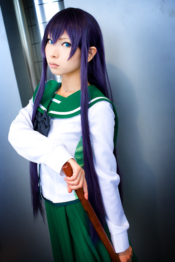 [Cosplay] 2013.04.09 游戏美女丝袜套图 Sexy Saeko Busujima